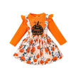 Halloween Princess Suspender Dress Two Piece Set