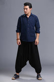 Men's hanging harem pants