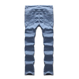 Fashion Trend Men Blue Denim Trousers