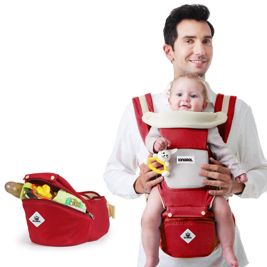 Multifunctional baby seat with back and waist