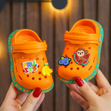 Boy Hole Shoes Baotou Baby Girls Sandals And Slippers Home