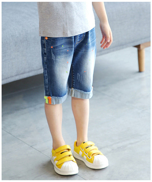 Denim Blue Trendy Fan Letter Pants