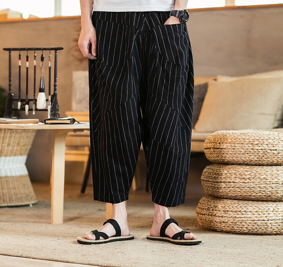 Japanese men's loose pants