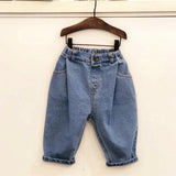 Children's ins versatile jeans