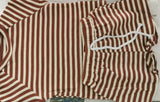 Children's Waffle Stripe Short Sleeve