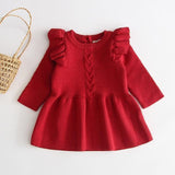 Baby warm dress knit sweater