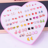 Children's Set Of Earrings For Little Girls - Girls