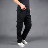 Men's Loose Large Multi Pocket Overalls