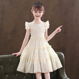 Girls' Cotton New Hot Sell Style Floral Dress