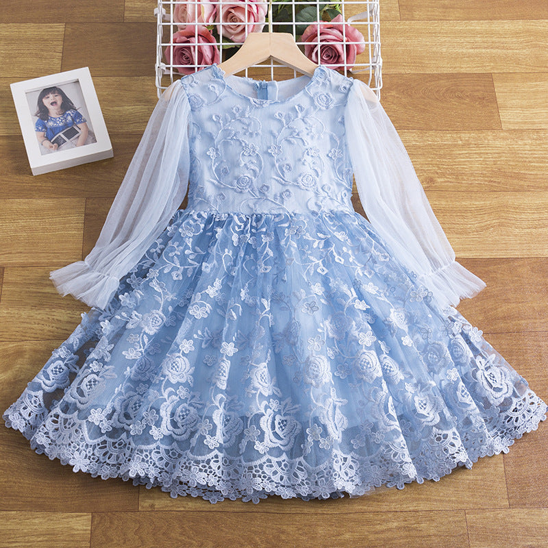 Children Dress Lace Dress Korean Fashion