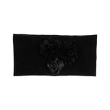 Satin Cloth Mesh Flower Rose Baby Headband