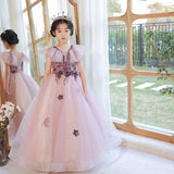 Girls' Fashion Simple Performance Princess Dress