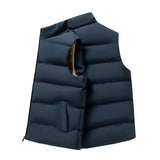 Lambswool Men's Down Cotton Vest Clip Outer Wear