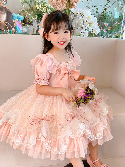 Girls' Court Style Lolita Princess Dress