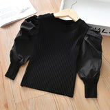 Girls Western Style Long Sleeved T Shirt