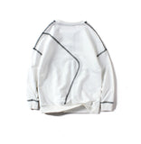 Contrasting stitching pullover boys sweater