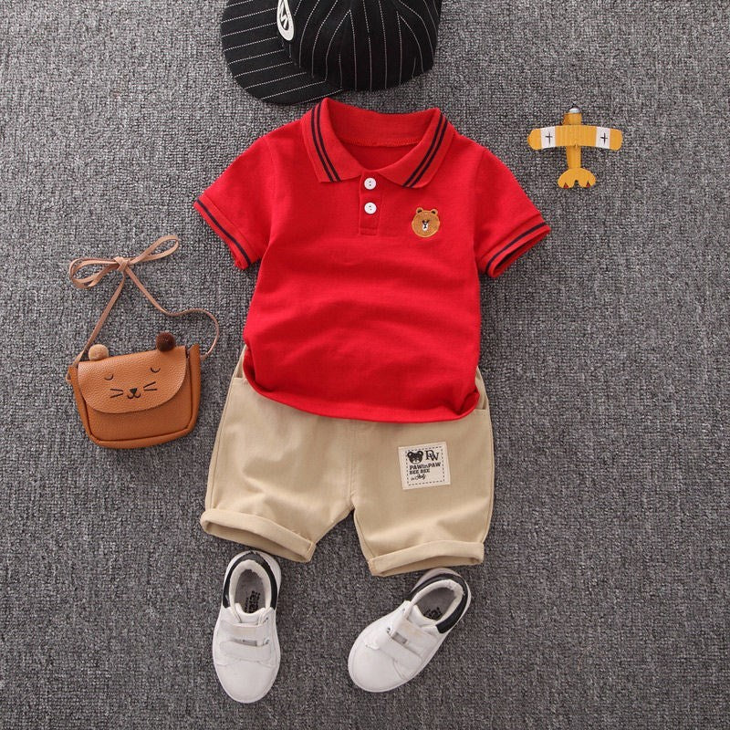 Boys short sleeve suit