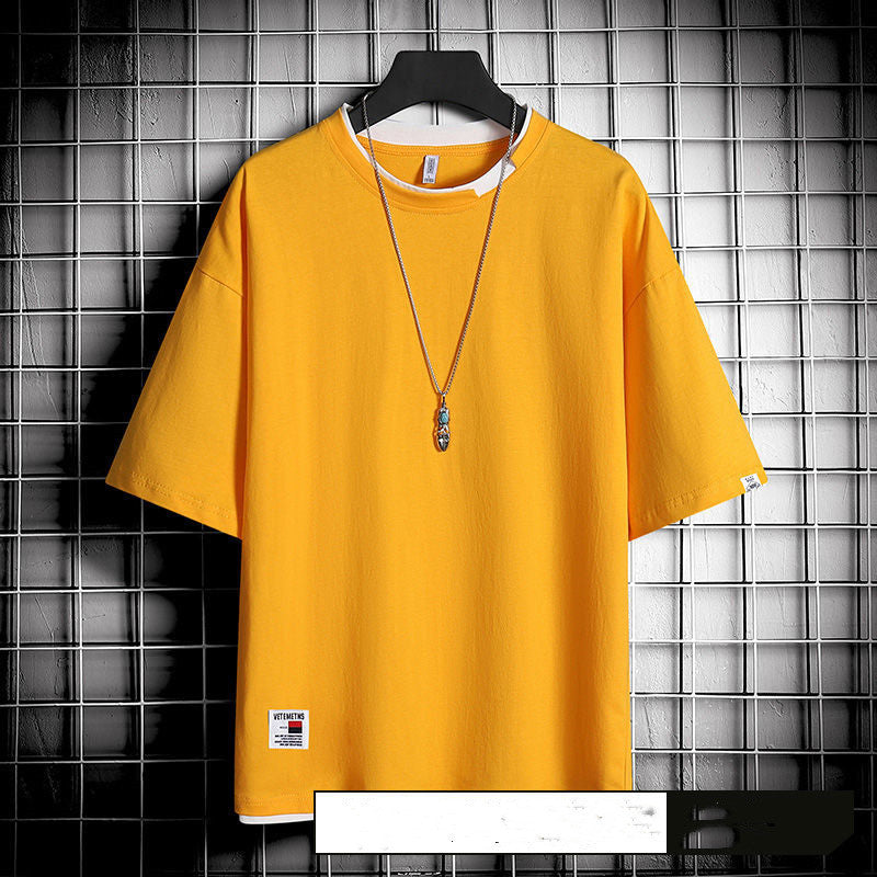 Hong Kong style loose T-shirt men