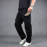 Men's Loose Large Multi Pocket Overalls