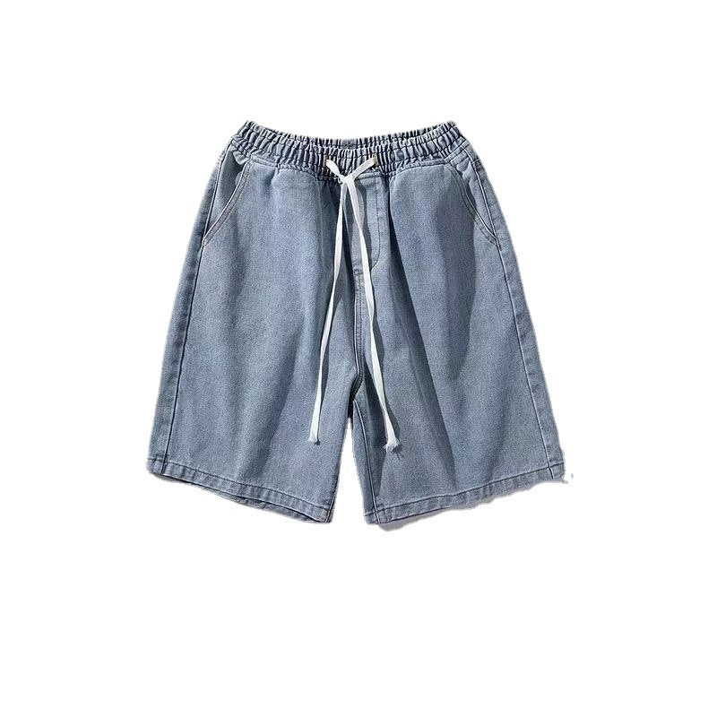 Men's Loose Straight Casual Denim Shorts