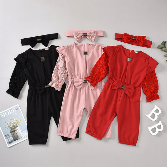 Girls summer jumpsuit