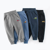 Autumn and winter new children's Plush pants baby pants