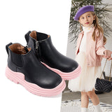 Children's Martin Boots Leather Autumn And Winter New Style