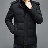 Men's Plus Size Thick Warm Down Coat