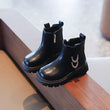 New Winter Children's Plush British Style Martin Boots