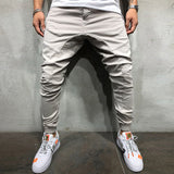 Hip Hop Side Zipper Trousers Men's Leggings