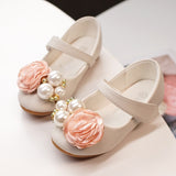 Girls Pearl Bow Show Princess Shoes