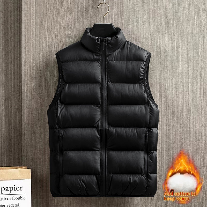 Down Jacket Vest Men's Coat Thickened Warm