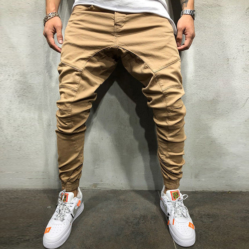 Hip Hop Side Zipper Trousers Men's Leggings