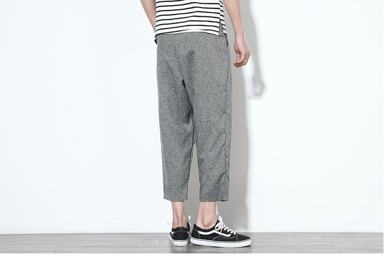 Men's linen harem pants