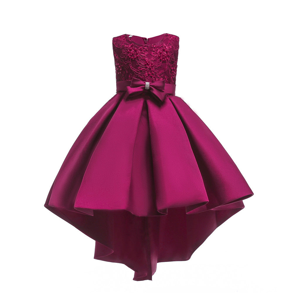 Children's Dresses, Trailing High-end Princess Dresses In Children's Performance Costumes