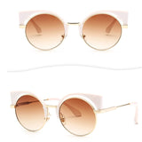 Fashion vintage metal frame sunglasses