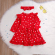 Girls Fashion Hot Red Peach Heart Dress