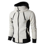 Men's High-Necked Hooded Jacket