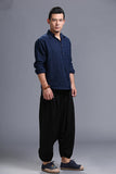 Men's hanging harem pants