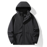 Outdoor Single Layer Waterproof Windproof Hood Sports Jacket