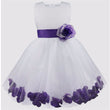 Luxury Girl Dress Flower Bow Belt