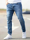 American-style Slim-fit Stretch Jeans