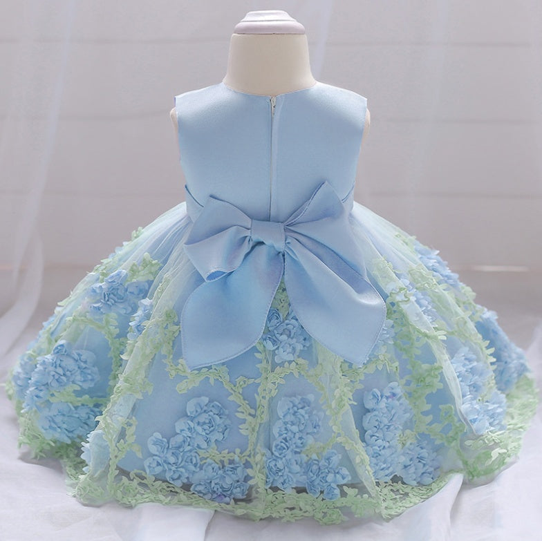 spring and summer girls princess dress wedding dress flower girl dress dress child performance birthday pettiskirt