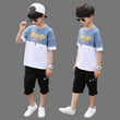 Boys' Printed Short Sleeve Shorts Set