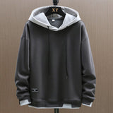 Casual Street Fake Two-piece Casual Sweatshirt Jacket Men