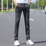 Stretch Slim Fit Skinny Thin Pants For Men