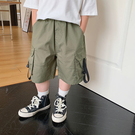 Workwear Shorts Summer Outer Wear Baby Leisure Fifth Pants