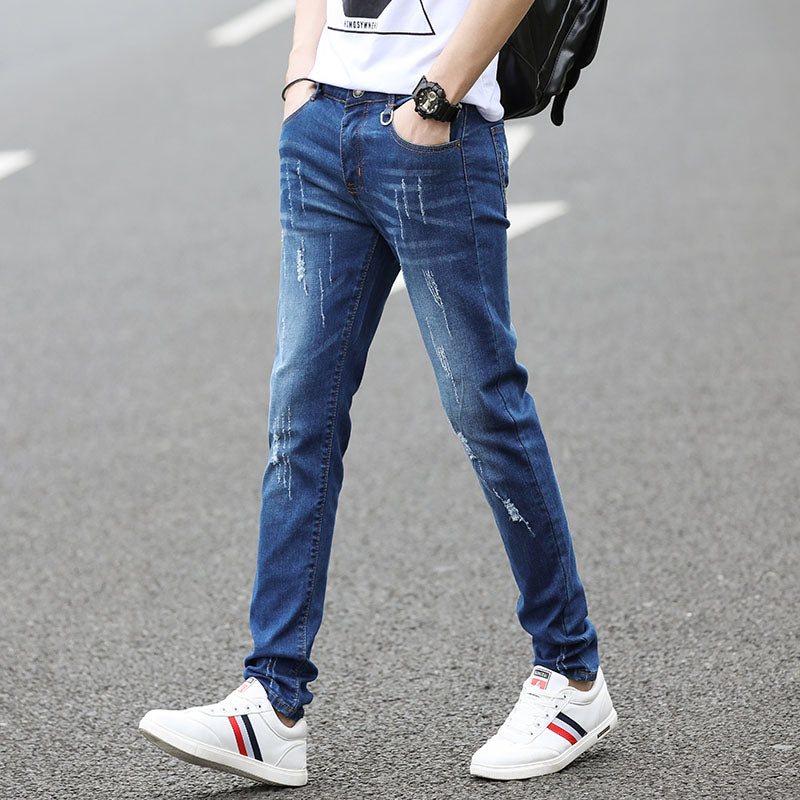 Stretch Slim Fit Skinny Thin Pants For Men