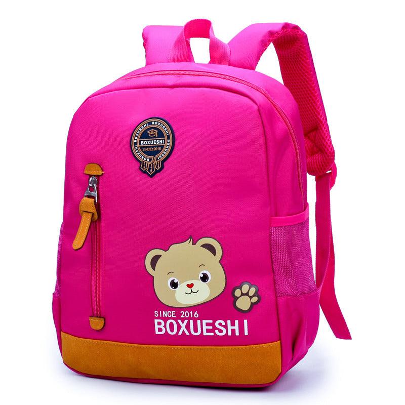 A cartoon bear nursery school schoolbag, schoolbag, schoolboy, boy and boy, baby boy and baby travel back - Almoni Express