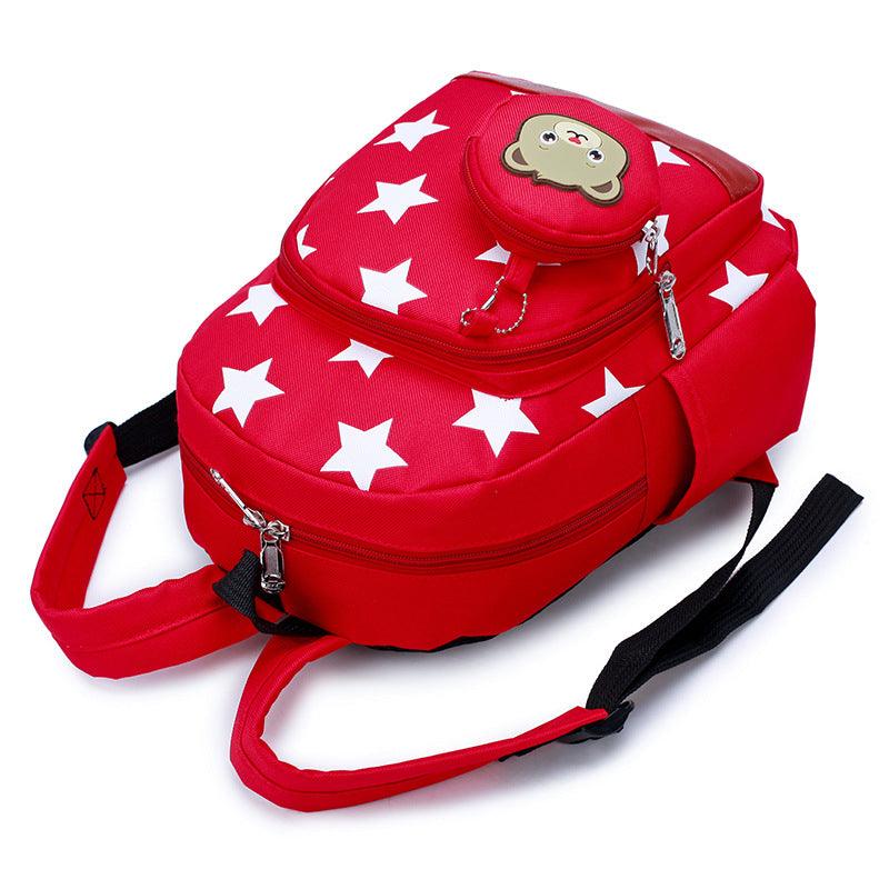 A small bear nursery school bag double shoulder bag - Almoni Express